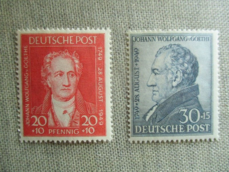 Germany, Scott# B307-B308, MH