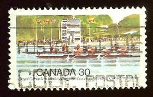 Canada #968 30c Royal Canadian Henley Regatta - Rowing