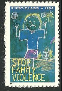 US Cat # B3, Stop Family Violence, MNH*-