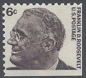 #1284b 6c Franklin D. Roosevelt Booklet Single 1967 Mint NH