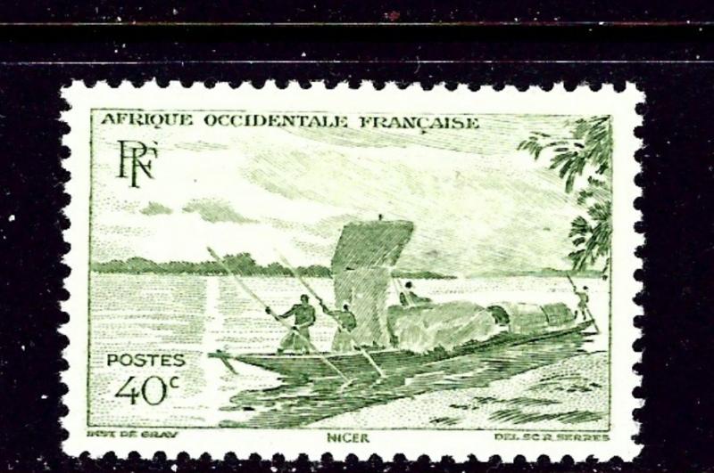 French West Africa 38 MH 1947 issue