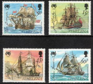 ST HELENA 1988 Australia Bicentennial; Scott 493-96, SG 519-22; MNH