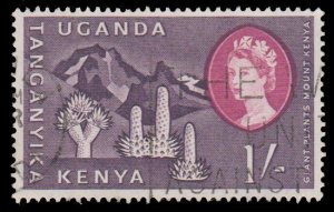 BRITISH EAST AFRICA KENYA UGANDA AND TANGANYIKA 1960 SCOTT 129. USED. # 10