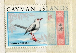 CAYMAN ISLANDS; 1969 early QEII Pictorial issue fine Mint hinged 1/4c. value