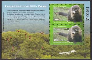 Costa Rica, Fauna, Animals  / MNH / 2018