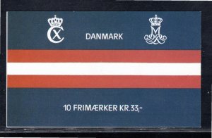 DENMARK SC# B66(H37a FACIT) COMP BKLET VF/MOG
