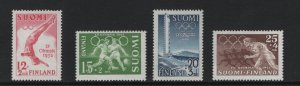 Finland 1951 MNH Stamps Scott B110-113 Sport Olympic Games Football Soccer