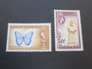 British Honduras 1953 Sc 151-52 MH