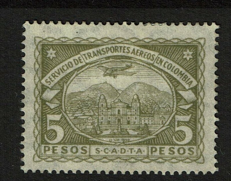 Colombia SC# C50, Mint Hinged, Hinge Remnant, some disturbed gum - S10300