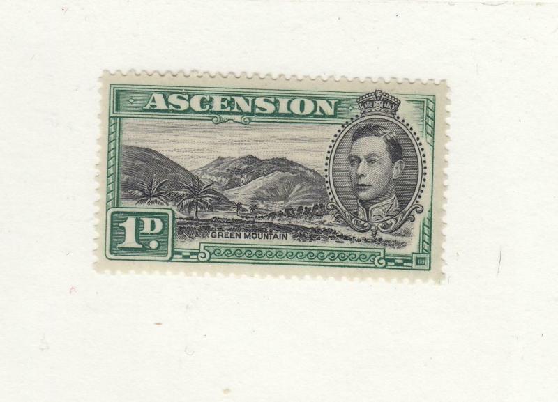 ASCENSION LOT MKKK5656 # 41 VF-MH KGV1 1d  CAT VALUE $20