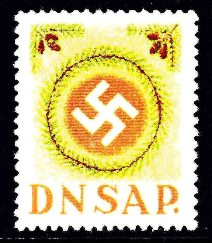 NORWAY GERMANY OCCUPATION DNSAP UNDATED #3 OG NH U/M XF SCARCE BEAUTIFUL GUM