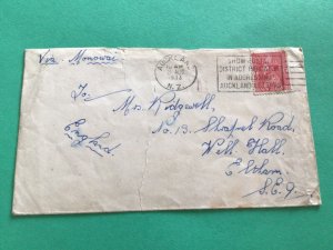 Auckland New Zealand 1933  cover A14183