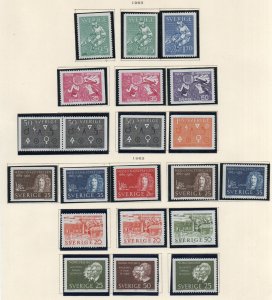 Sweden - Sc# 620 - 639 MNH (few dist gum)           /              Lot 0324268