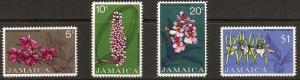 Jamaica  375-78 MNH 1973 Orchids