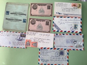 Salvador collection of 9 postal items  Ref A833