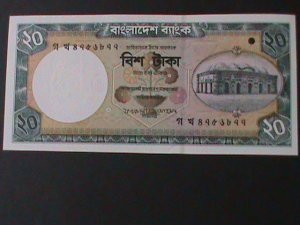 ​BANGLADESH-BANGLADESH BANK-20-TAKA-UNCIRULATED  NOTE-VERY FINE-LAST ONE
