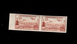 Newfoundland #C13a Extra Fine Never Hinged Imperf Pair