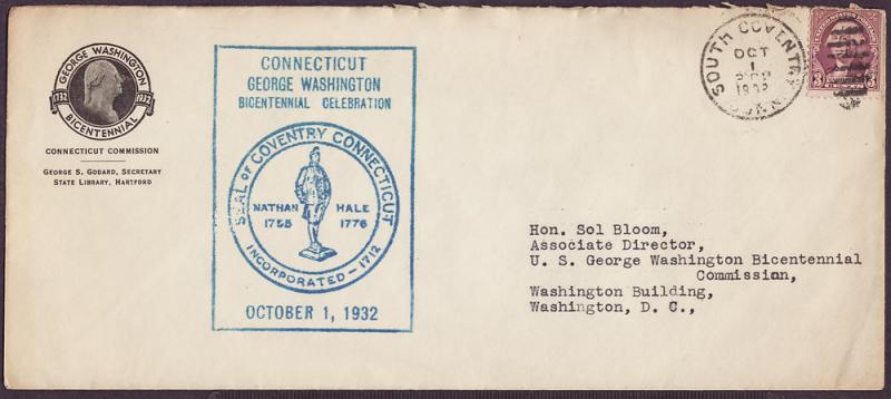  720 George Washington Bicentennial cacheted cover