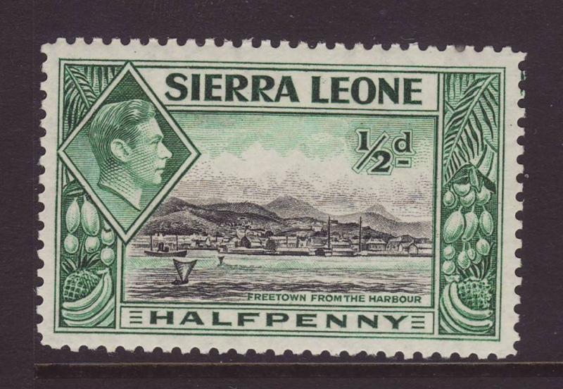 1938 Sierra Leone ½d Freetown Mint