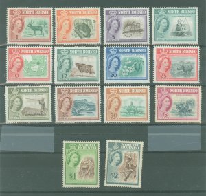 North Borneo #280-293 Unused