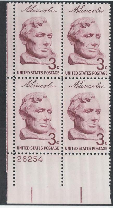 UNITED STATES SC#1114 PL#26254 FVF/MNH LL B/4 1959