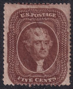 #30A Mint OG, Fine+, Light crease on back (CV $2250 - ID36777) - Joseph Luft