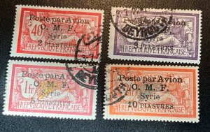 French Colonies-Syria Scott# C10-13 used