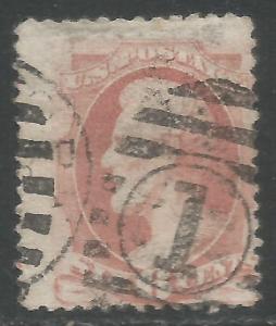 UNITED STATES 159 VFU LINCOLN 1873 C885