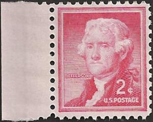 # 1033 MINT NEVER HINGED THOMAS JEFFERSON