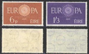 Ireland SG182/3 1960 Europa U/M