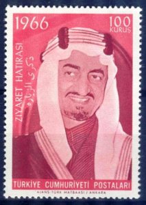 Turkey 1966 State visit of King Faisal of Saudi Arabia Mi. 2010 MNH