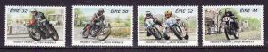 Ireland-Sc#1010-13-unused NH set-Motorcycle Races-1996-