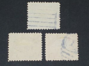 US Airmail Stamp - Scott# C4 , C5 , C6 complete set used