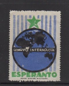 German Advertising Stamp - Esperanto, the International Language