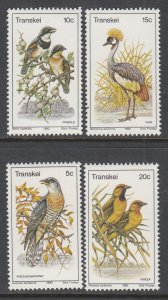 Transkei 79-82 Birds MNH VF