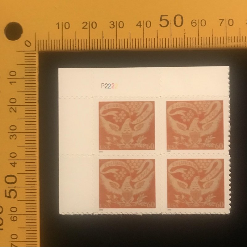 3646 Plate Block of 4, MNH