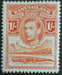 Basutoland #25 *MH* Single Alligator George VI