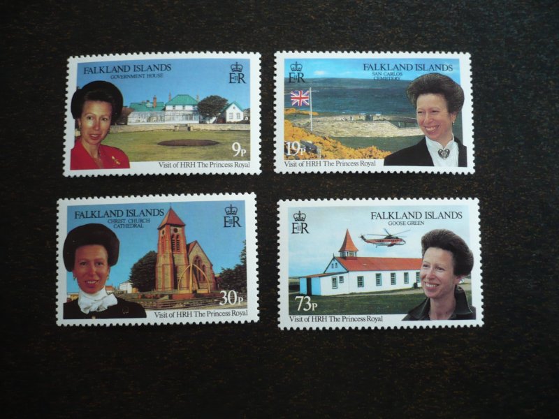 Stamps - Falkland Islands - Scott# 649-652 - Mint Never Hinged Set of 4 Stamps