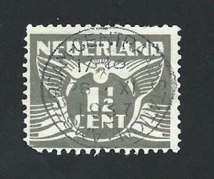 Netherlands SC# 167 1-1/2c - Gull, gray, wmk 202, used