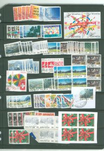 Switzerland #1010-39/1038a  Single (Complete Set)