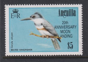 1989 Anguilla 20th Anniversary of Moon Landing $5 issue MLH Sc# 786 CV: $9.25