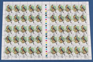 CHRISTMAS ISLANDS Sheets 1994-2002. CTO. FV $209. SG cat £390. (6).