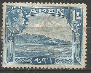 ADEN, 1939, used 1a, Aden Harbor Scott 18