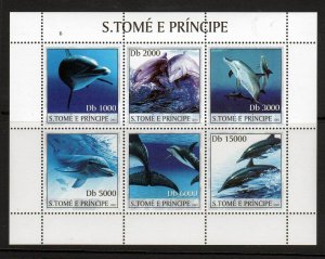 Saint Thomas Scott 1526 MNH! Complete Set! Dolphins! 1