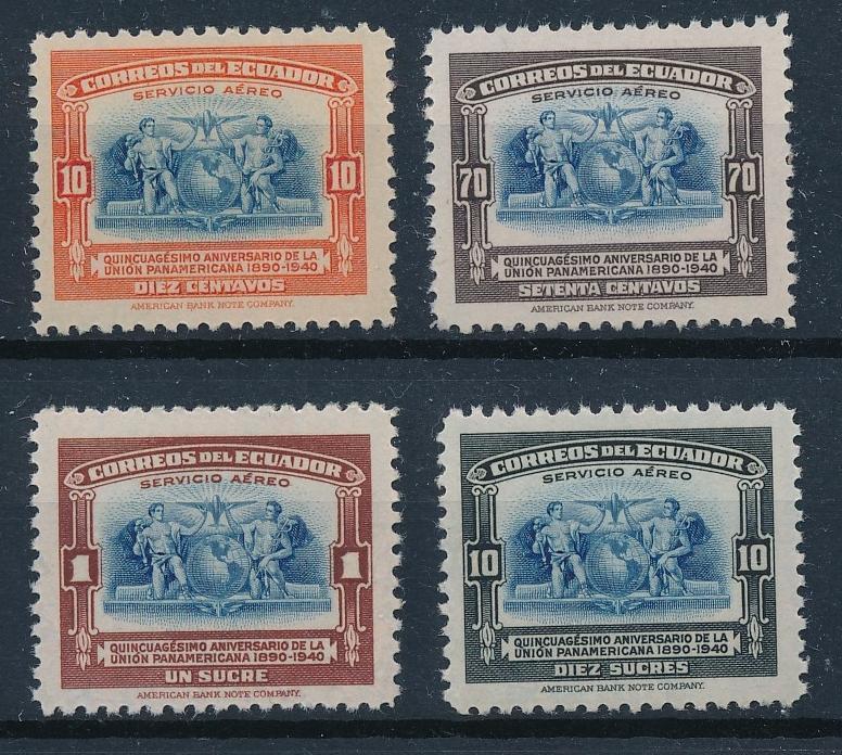 [61612] Ecuador 1940 Panamerican Union  MNH