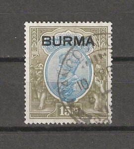 BURMA 1937 SG 17 USED Cat £300