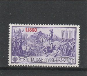 Italy, Aegean Islands, Lisso  Scott# 12  MH  (1930 Ferrucci Issue)