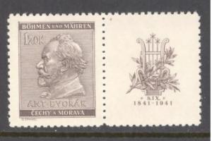 Bohemia & Moravia Sc # 55 mint hinged (RS)
