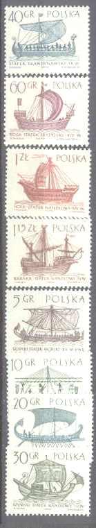 Poland 1124-31 MNH Ships SCV1.75