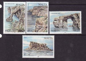 Malta-Sc#1418-21- id12-unused NH set-Coastline Features-2010-